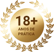 selo 18 anos experiencia